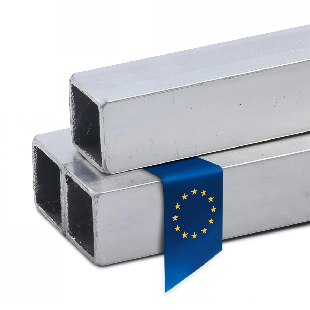 Stahl-Shop24 - Aluminium Quadratrohr 50x50x5 mm, Länge 2000 mm - Alu Hohlprofil gepresst Konstruktionsrohr Vierkantrohr für Konstruktionen Werkstoff EN AW-6060 T66 AlMgSi0,118