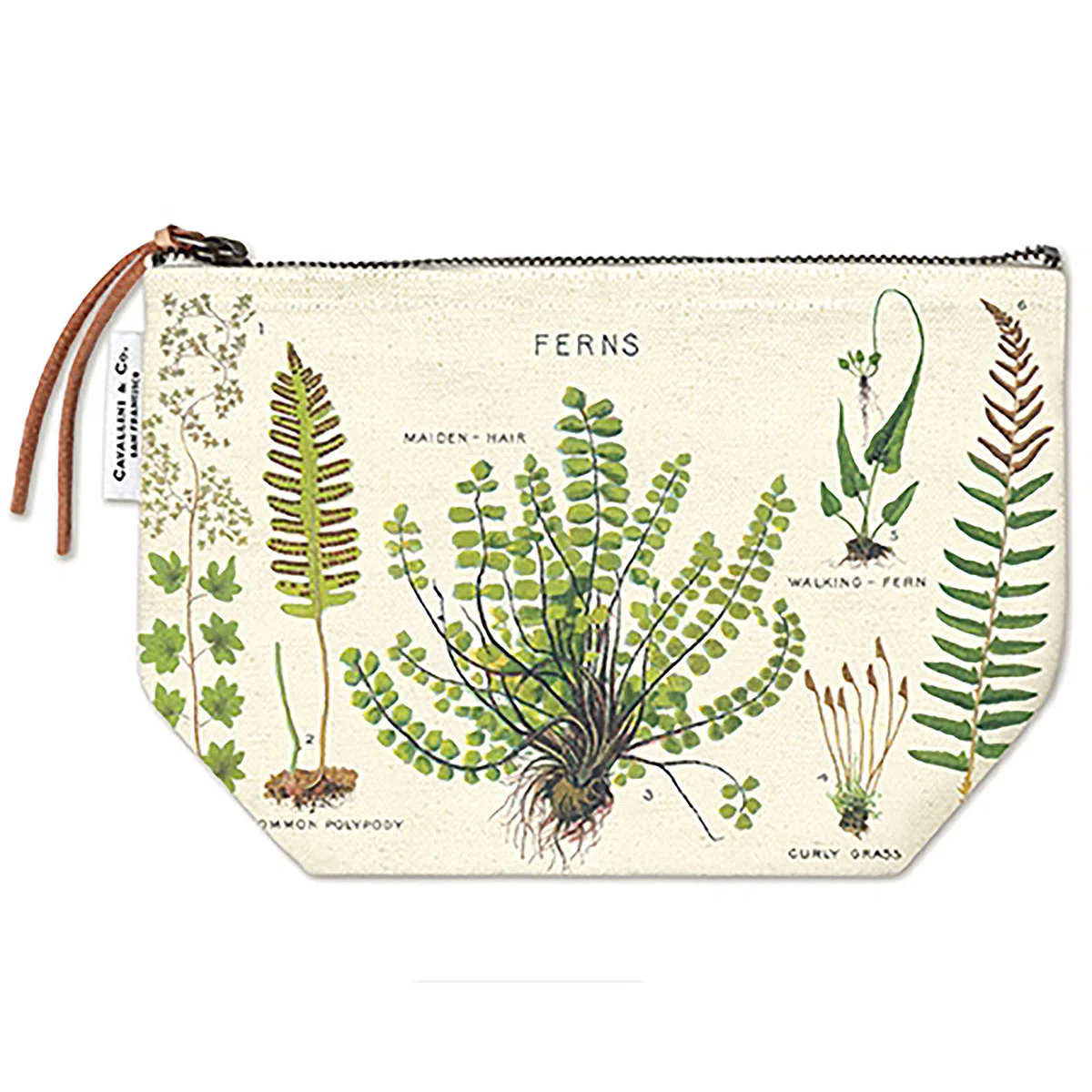 Cavallini Papers & Co. Farne Vintage-Tasche, Mehrfarbig, 15,2 x 22,2 cm