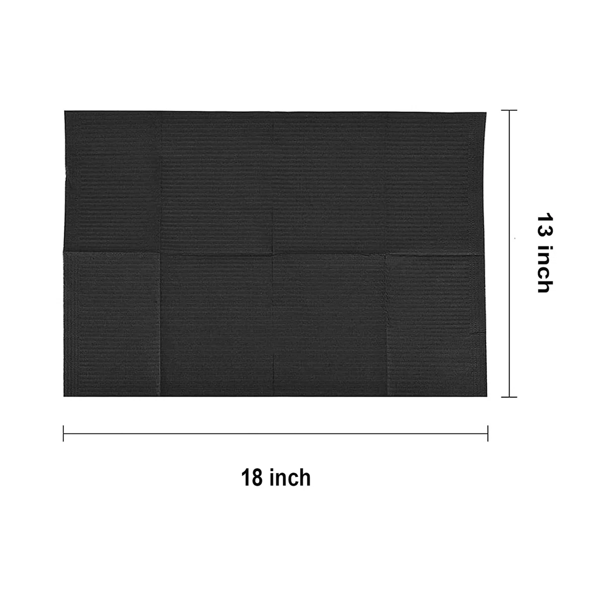 125 Stück Black Dental Lätzchen, Unihuby Premium Einweg wasserdichte Tattoo Lätzchen, Tattoo Tischdecken Clean Pad Patienten Lätzchen Dental Servietten Tattoo Tablett Abdeckungen Mehrzweck