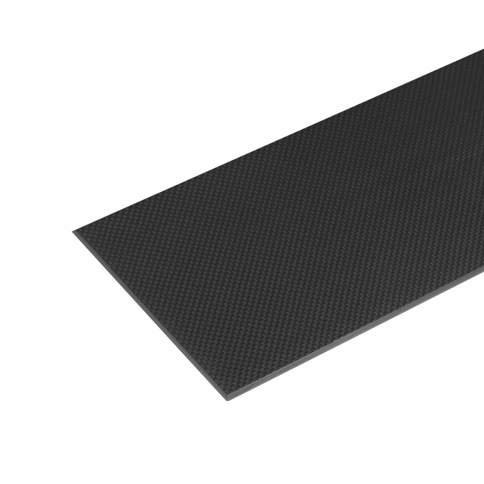QUARKZMAN 1Stk Kohlefaser Blatt 250×100×5mm Glänzende Oberfläche Pultrudierte Flache Kohlefaser Brett Platte Leinwand Gewebe Panel Blatt für Drachen RC Flugzeug