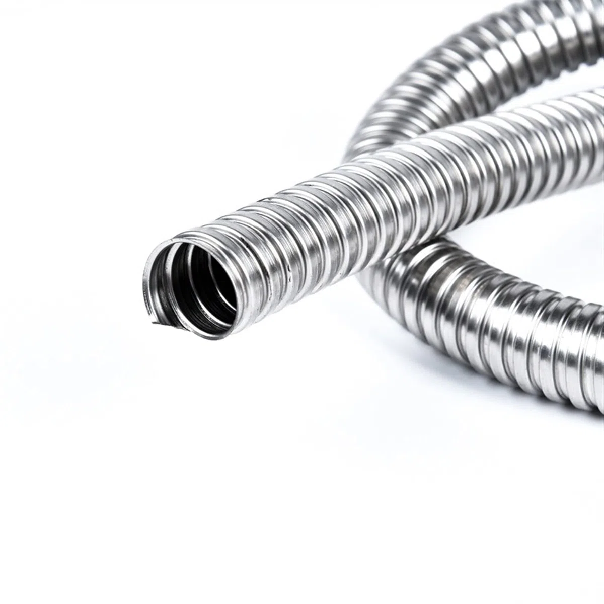 1 stücke 1 Meter Langer Länge Edelstahl 304 Metallrohr Gewindeschlauch Drahtkabel Flexible Rohrhülse Schutzschlauch (Inside Diameter : ID 15mm x 1M)