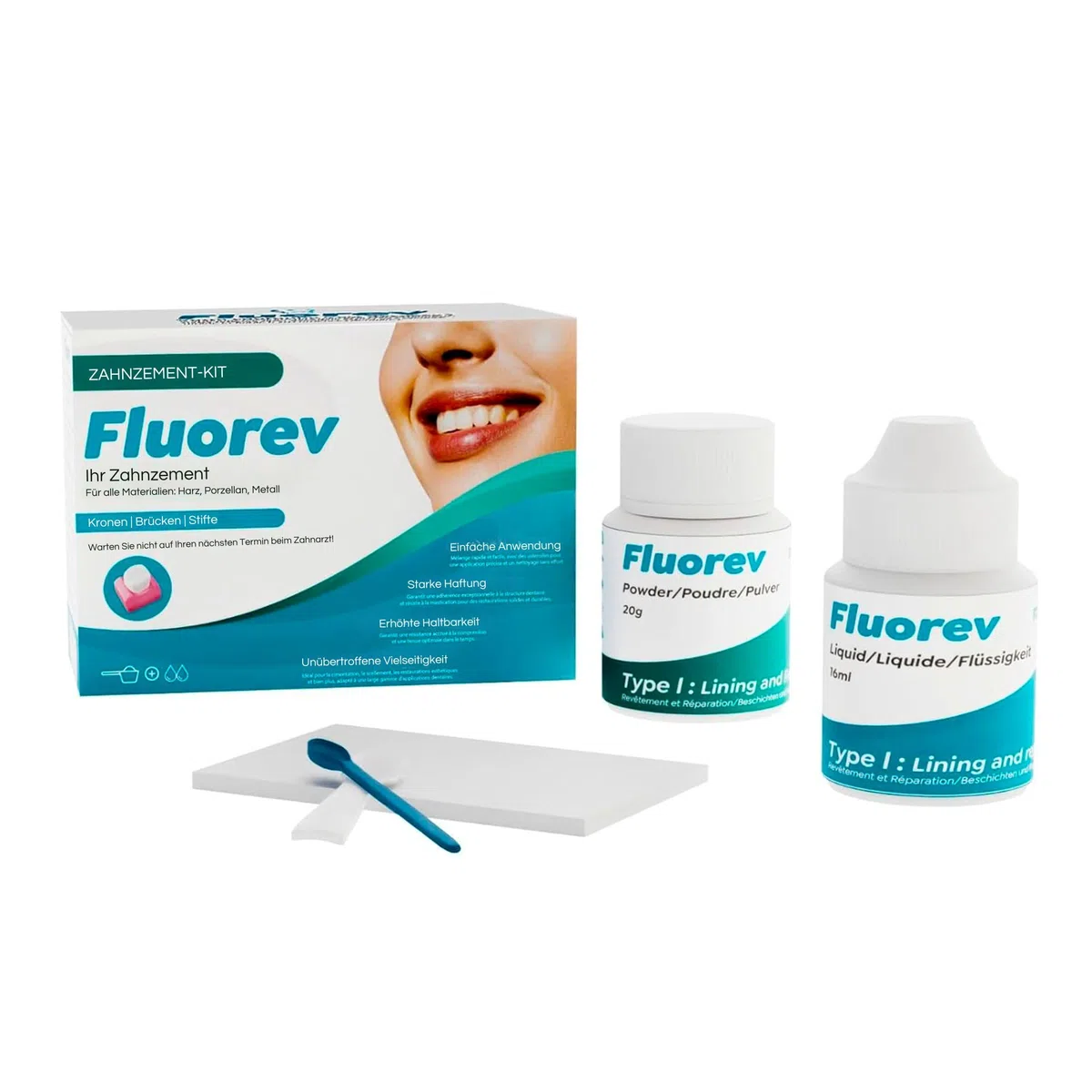 Ionomer-basiertes Versiegelungskit für temporäre Zahnfüllungen - Hochwertiges, leicht anwendbares Dentalmaterial