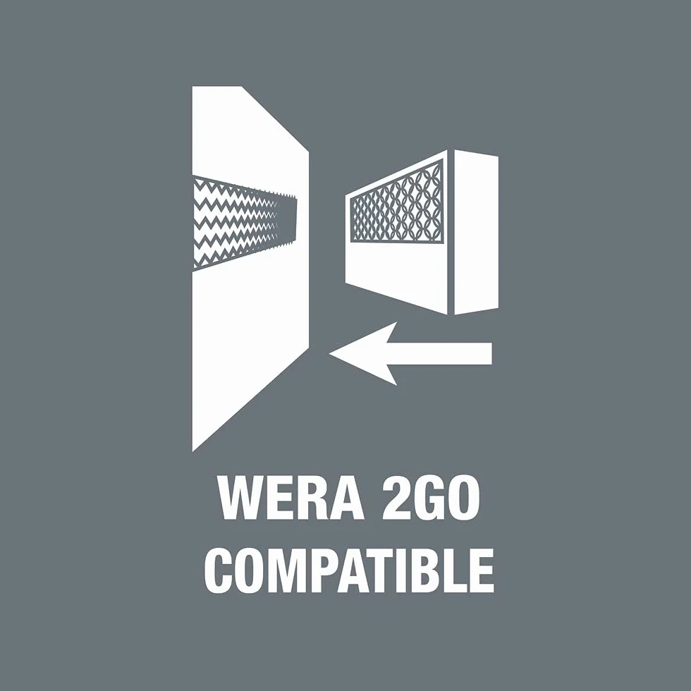 Wera 05136568001 9581 Einstecktasche Tool-Check Combi 1, leer, 203 x 85 mm