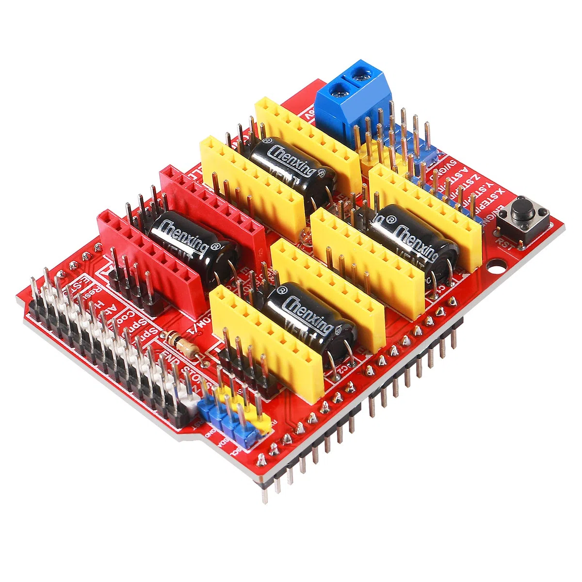 AITRIP 3Stück CNC Shield V3 Development Board für A4988 Schrittmotor Treiber Stepper für 3D Drucker kompatibel mit Arduino
