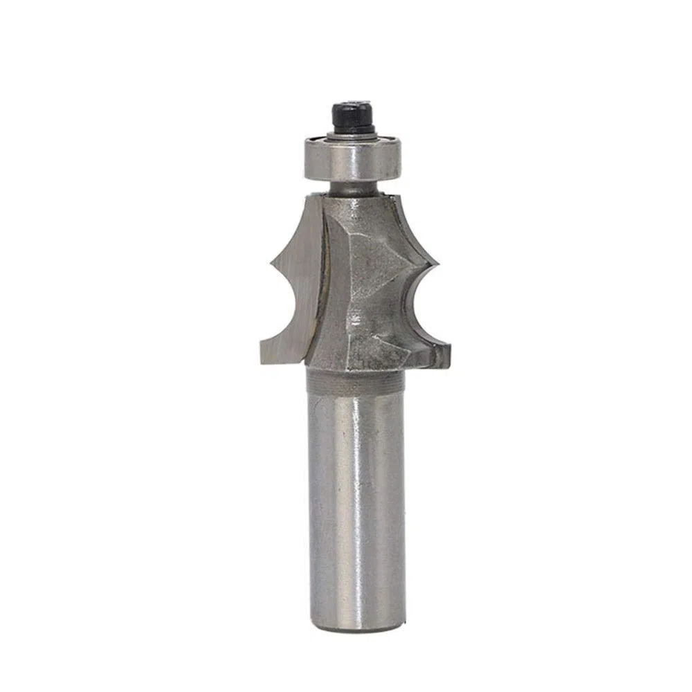 Trend-Fräser, Fräser for Formen von Fasenkanten, Fräser, Eckfräser, 1/2-Zoll-Schaft-Fräser for Schräg- und Wulstverkleidungen, Holzbearbeitungswerkzeuge mit Hartmetallspitze und Lager am oberen Ende(3
