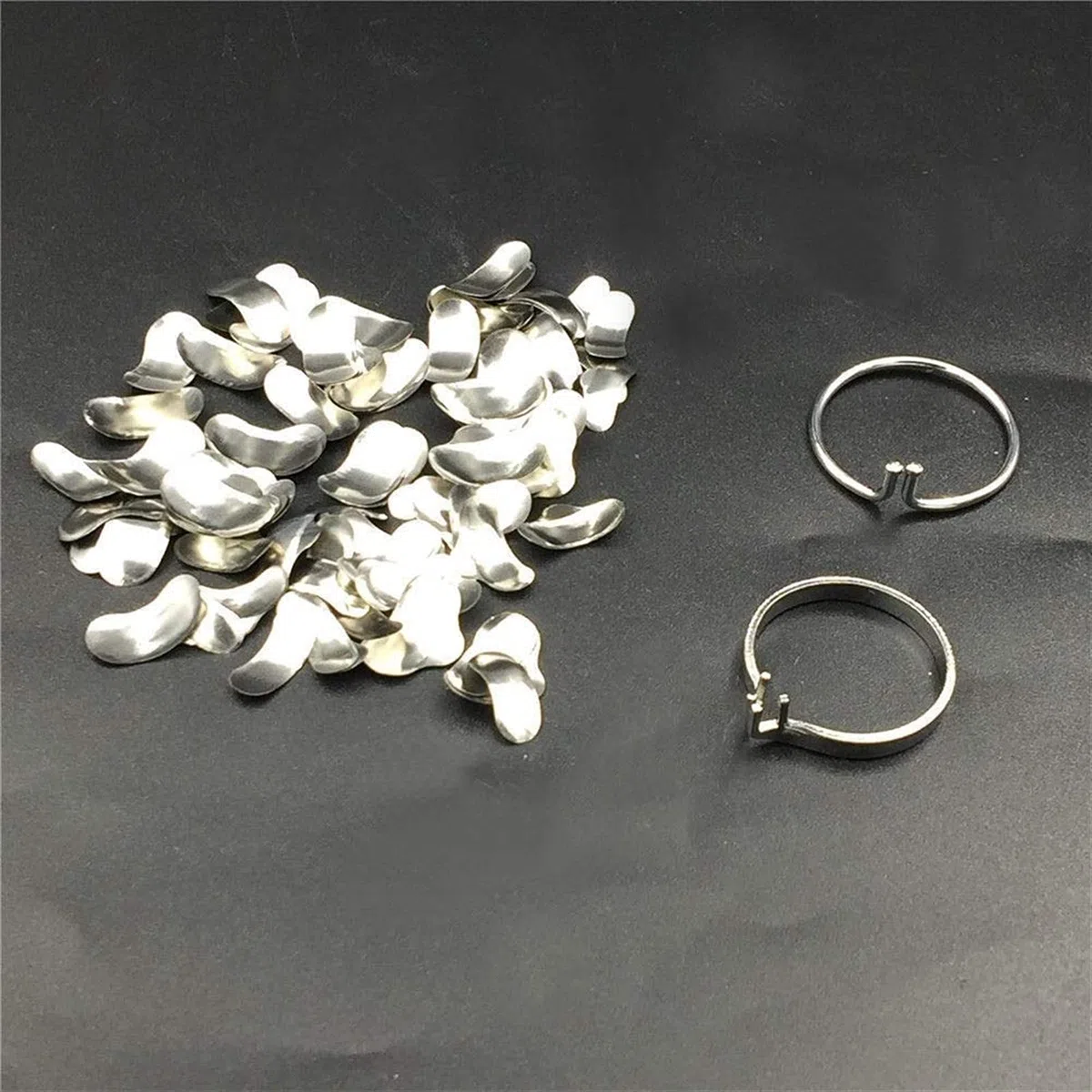 Dental Sattel Konturiert, Metallmatrizen, Metallzähne Whitening mit Spring Clip Sattel Konturiert