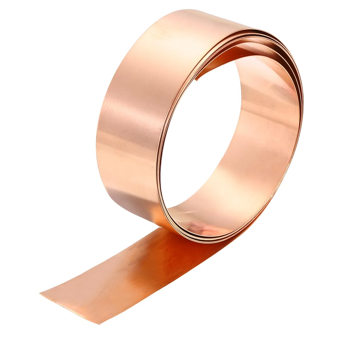 PATIKIL 0.3mm x 40mm x 2000mm Kupferblechrolle, 99.9% Reines Kupferband Blitzblech Metallfolienplatte Für DIY Projekt Schmuckherstellung Elektroreparatur