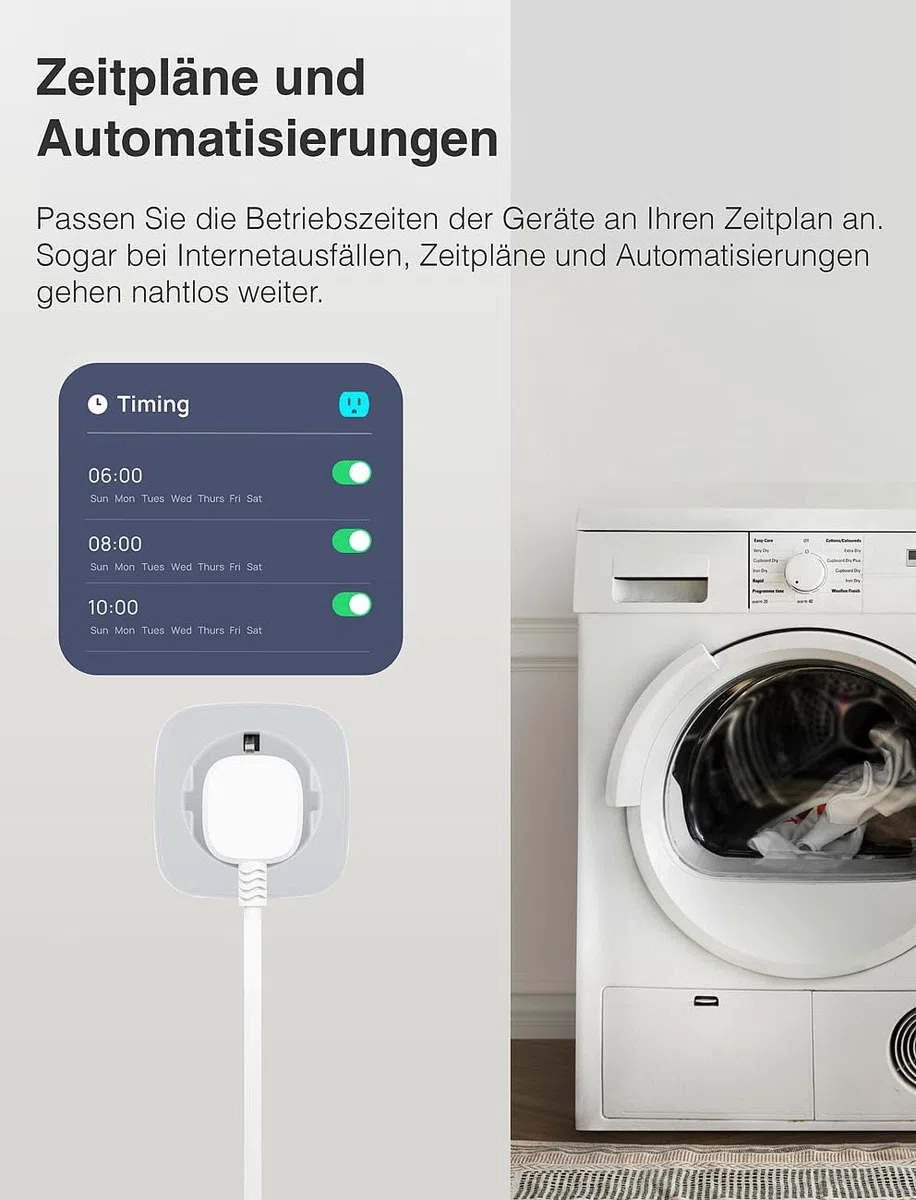 Luminea Home Control Energiemesser: 2in1-WLAN-Steckdose mit bidirektionaler Strom-Messung, 16 A, App (Stromzähler für Balkonkraftwerk, WLAN Steckdose Solar, Stecker)
