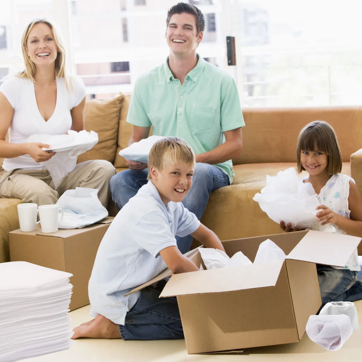 100 Stück Verpackungsmaterial Luftpolsterfolie Schaumstoffverpackung Schaumfolie Umzugskartons Umzugsverpackung Umzugmaterial für Umzug Geschirr Verpackung Lagerung und Versand (30*30 cm/Dicke 2 mm)