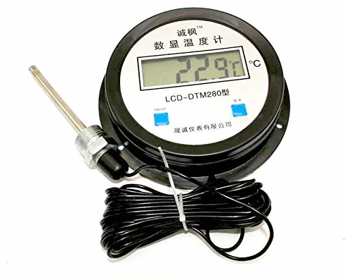 Hoher Präzisions Digital Thermometer mit Sonde Digital Wasserzähler Temperatur Messgerät 10m Kabel