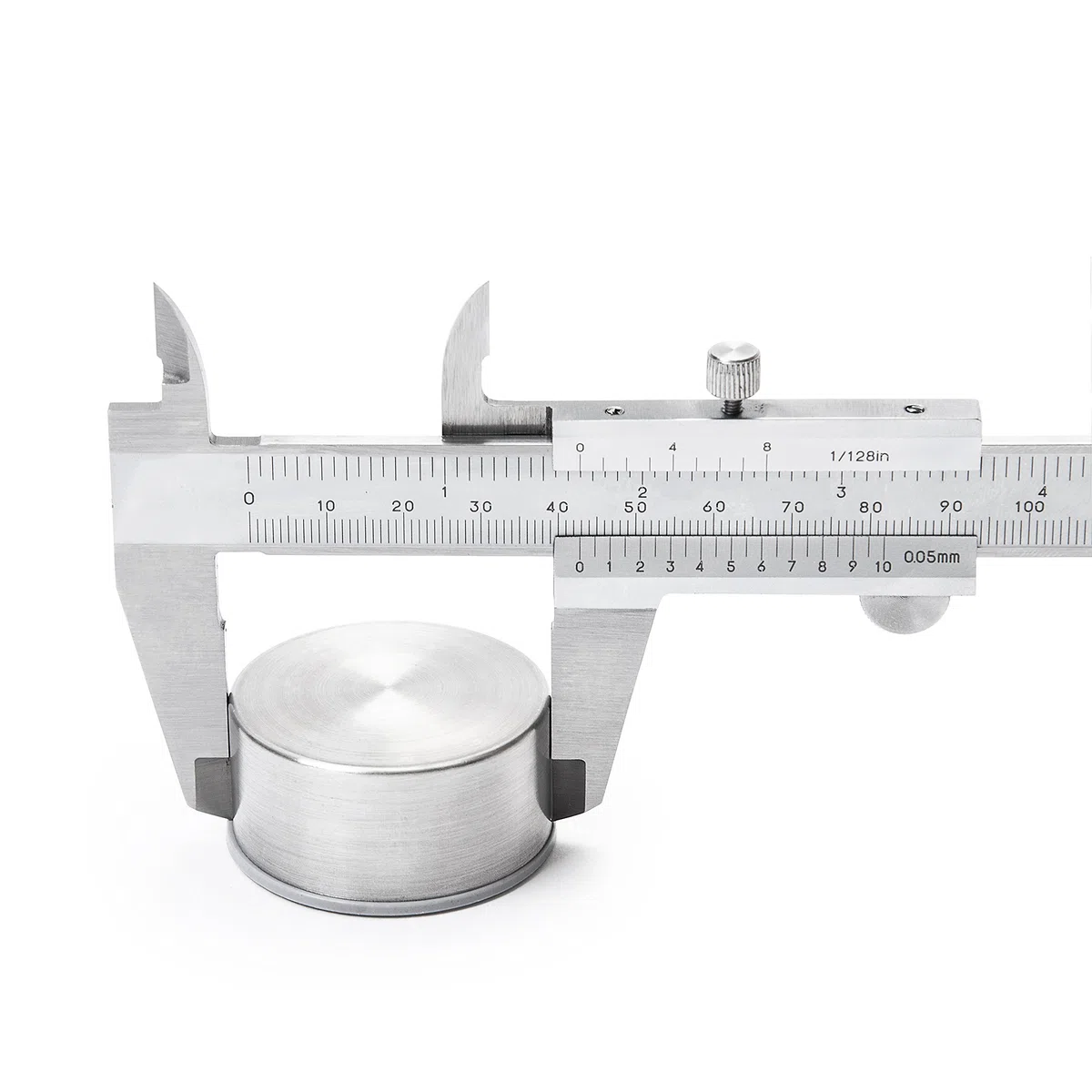 Analog Messschieber Nonius 150 mm aus rostfreiem Edelstahl - hohe Messgenauigkeit (DIN862) - erstklassige Qualität mit Tiefen-, Innen-, und Außenmessung - 0,05 mm Ablesung - inkl. Etui