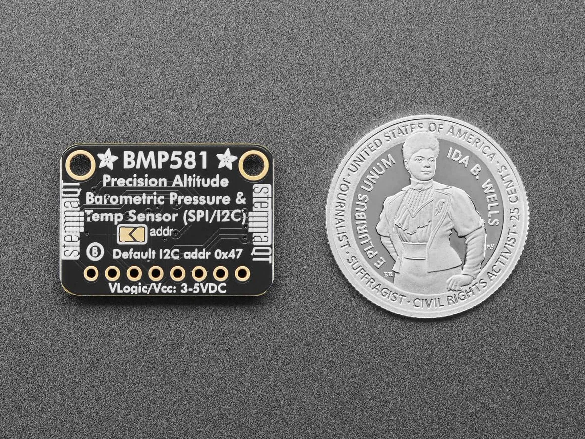 Adafruit BMP581 I2C / SPI Temperatur- und Luftdrucksensor, STEMMA QT, 6407