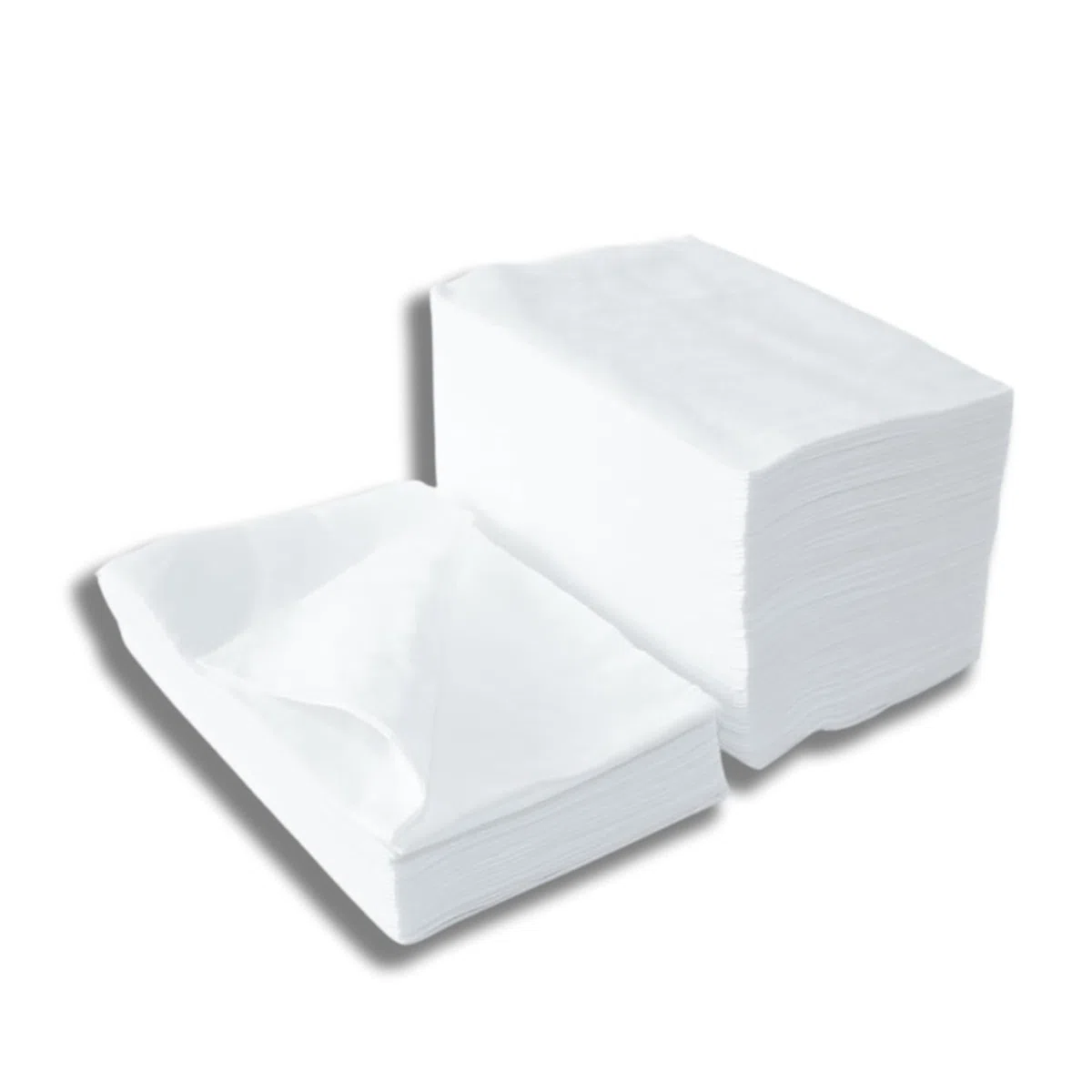 LALILL Einweghandtücher für Pediküre 100 Stück - Handtücher Set Weiß aus Zellulose für Pediküre-Behandlungen 50 x 40 cm