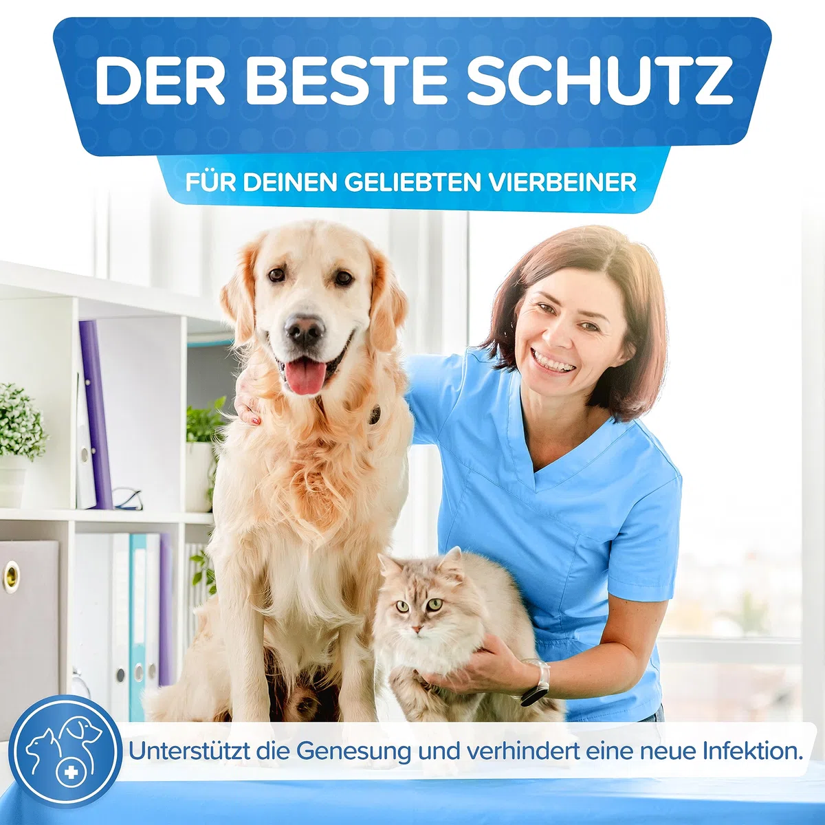 Patronus Giardien-Spray speziell für Hund & Katze 500ml - Hygiene-Spray für Haustiere als Desinfektionsmittel für Oberflächen gegen Viren, Bakterien & Pilze - hochwirksam & hautschonend