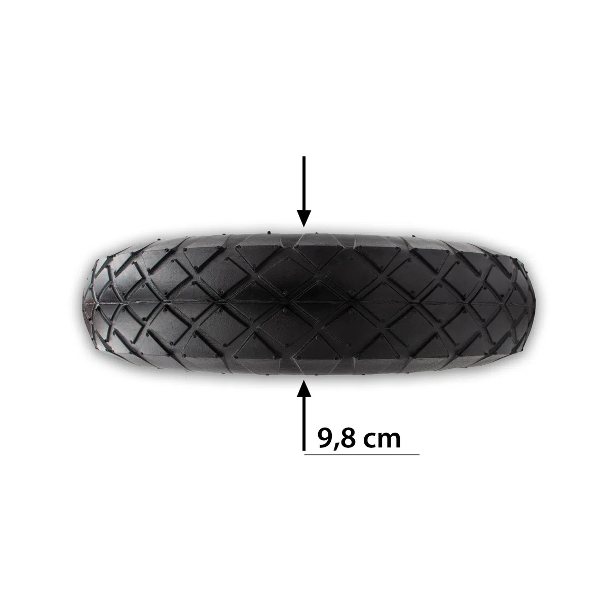Schubkarrenrad, Luftreifen mit Schlauch, Stahlfelge, Präzisionskugellager, Ink. Achse, Ersatzrad für Schubkarre & Transportwagen, 4.80/4.00-8, 200 Kg Tragkraft