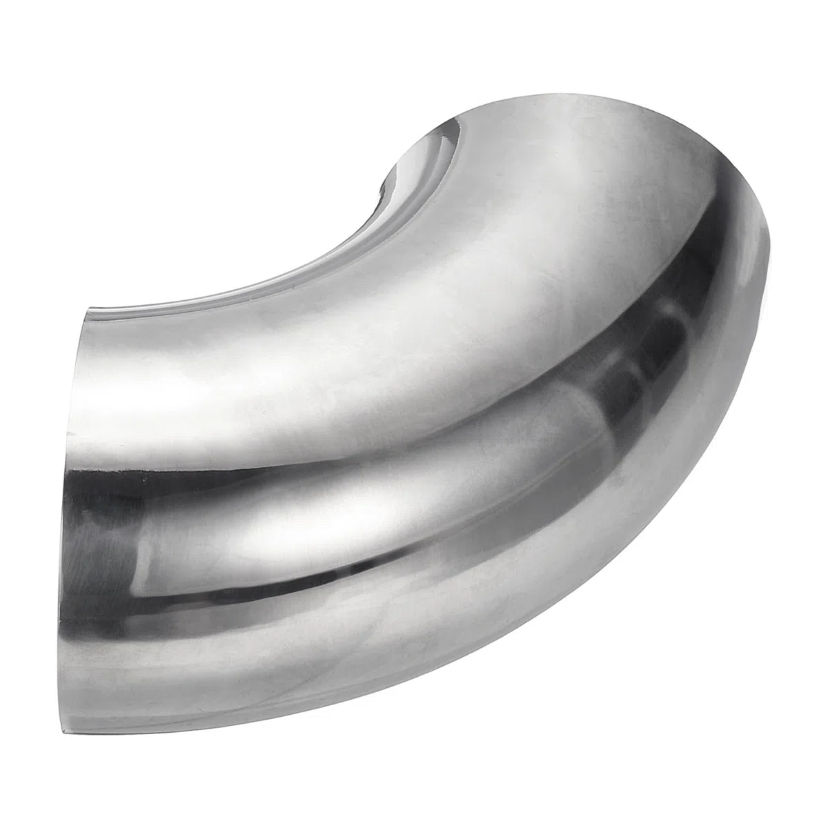 PATIKIL 4 Stück Edelstahl Rohrbogen 90 Grad Bogen, 42mm ID Stahl Auspuffbogen Auspuffrohrverbinder Edelstahlbogen 304 Edelstahl Rohr für Auspuffrohr Treppengeländer Auto HVAC
