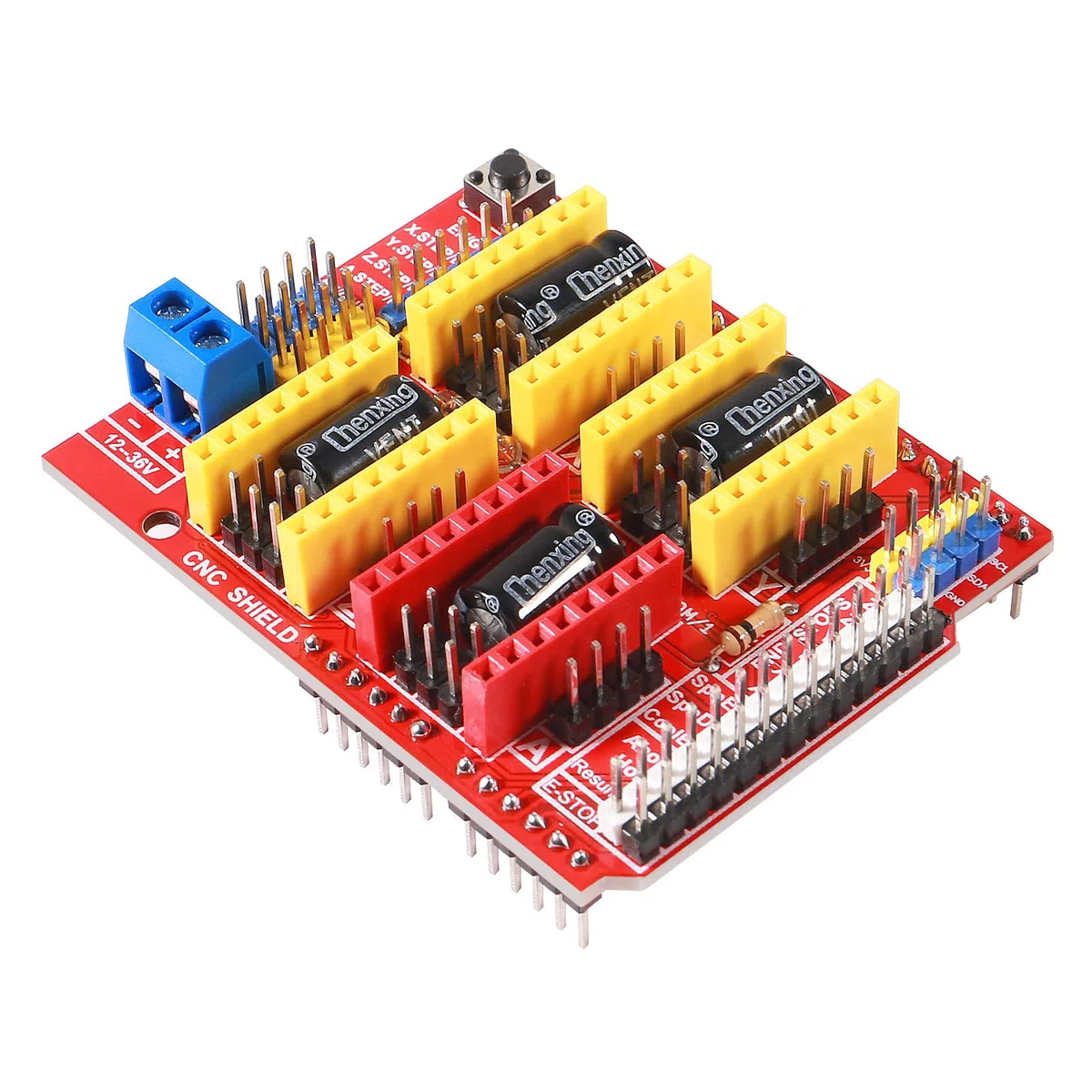 AITRIP 3Stück CNC Shield V3 Development Board für A4988 Schrittmotor Treiber Stepper für 3D Drucker kompatibel mit Arduino