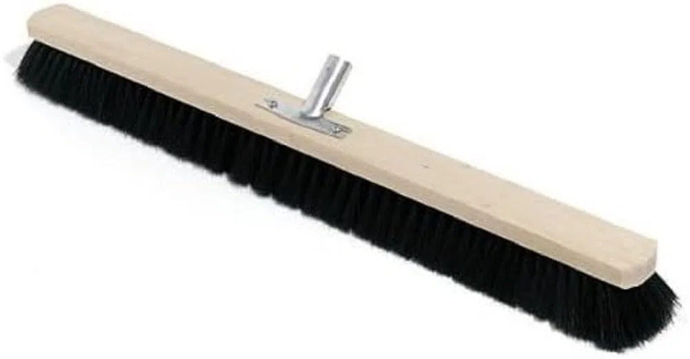 Brück 3509012 Saalbesen reines Roßhaar 50 cm, mit Metallhalter ø 24 mm