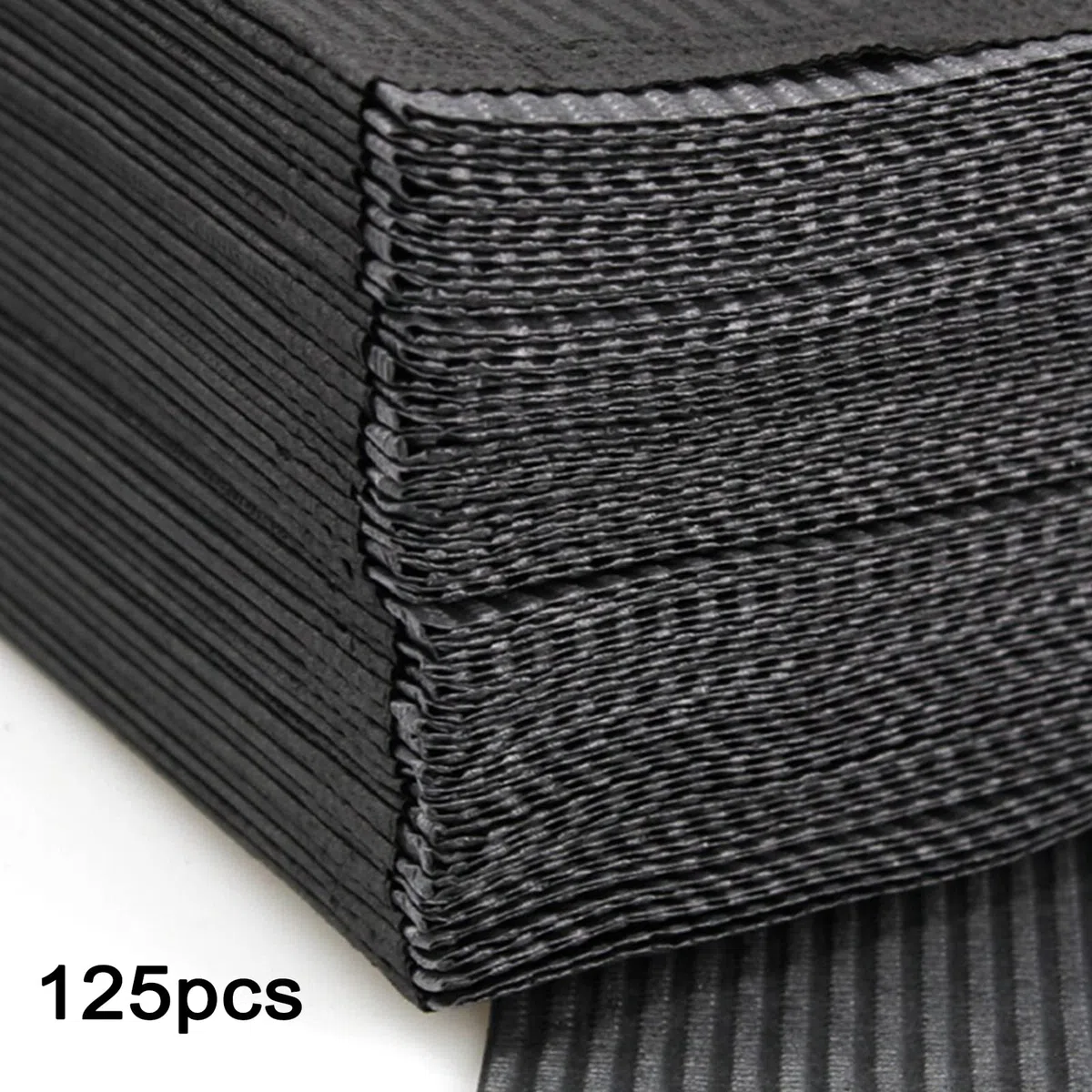 125 Stück Black Dental Lätzchen, Unihuby Premium Einweg wasserdichte Tattoo Lätzchen, Tattoo Tischdecken Clean Pad Patienten Lätzchen Dental Servietten Tattoo Tablett Abdeckungen Mehrzweck