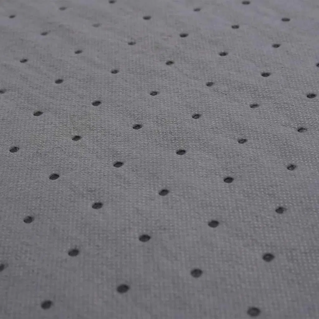 vidaXL Ölbindetuch Grau 40x1000 cm, Ölmatte, Ölbindemittel, Saugtuch, Ölbindevlies, Saugmatte, Ölschutztuch, Ölbindetuch Polypropylen