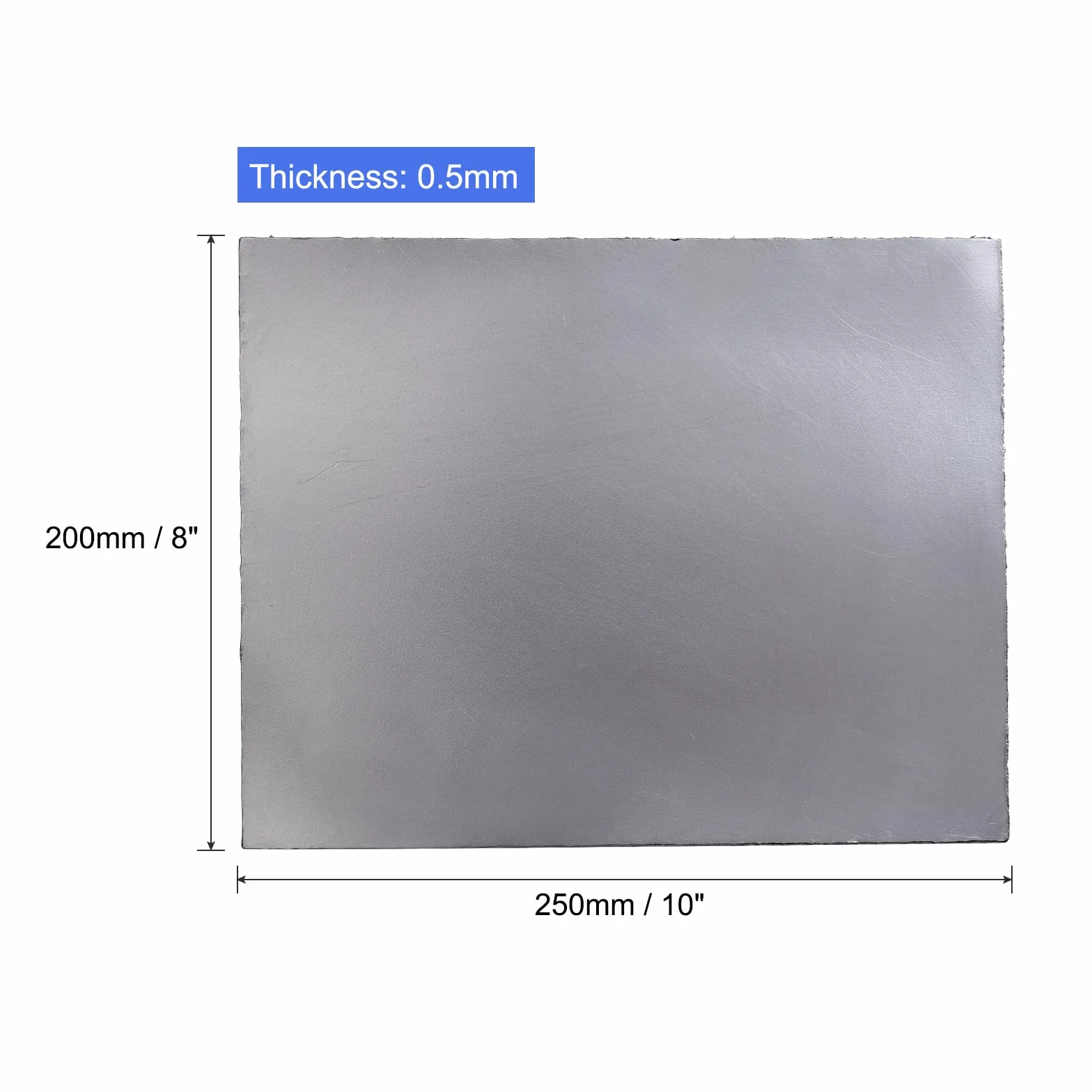 PATIKIL 5 Stück Graphit Flexibel Folie Dichtung Blatt Papier Ersatz 250x200x0.5mm