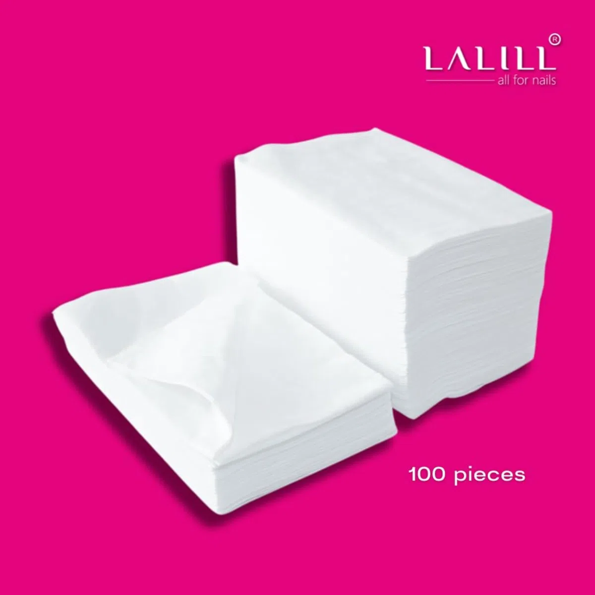 LALILL Einweghandtücher für Pediküre 100 Stück - Handtücher Set Weiß aus Zellulose für Pediküre-Behandlungen 50 x 40 cm